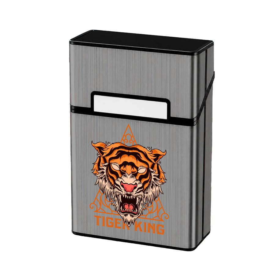 Metal Lid Cigarette Cigarette Cases - Custom Canvas Now