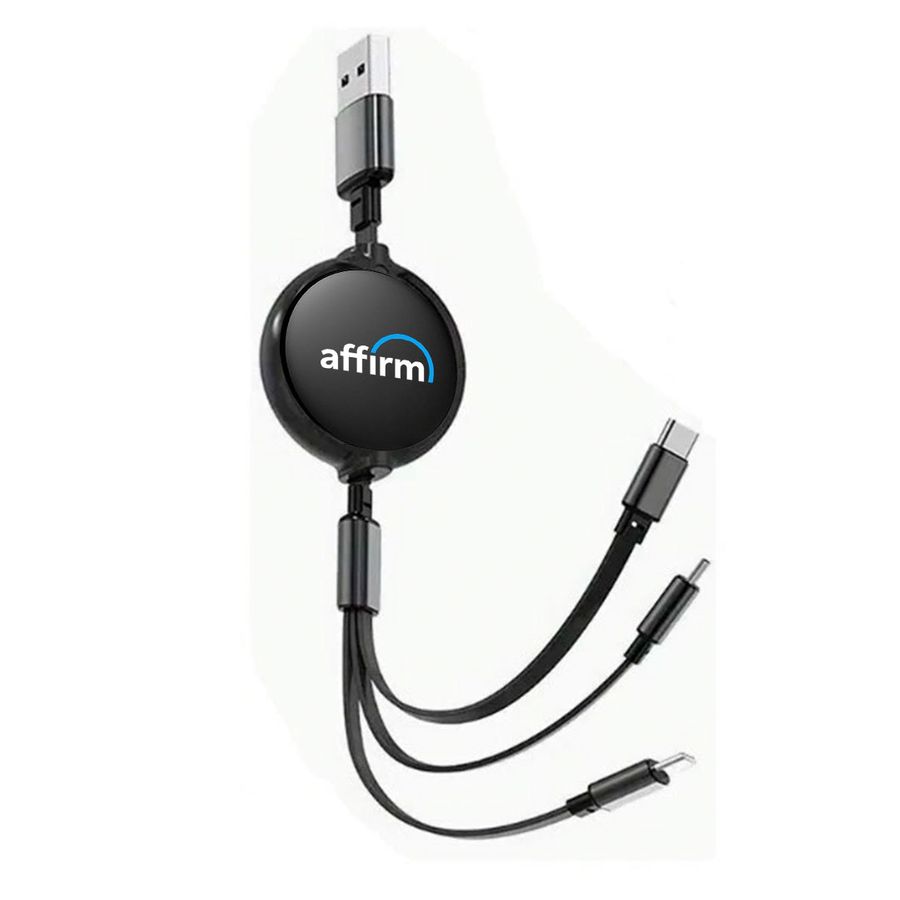 Soft Silicone 3-in-1 Charging Cables - Custom Canvas Now