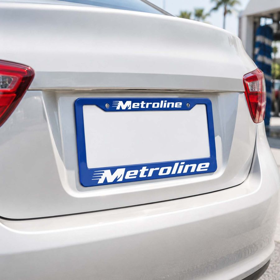 Plastic License Plate Frames - Custom Canvas Now