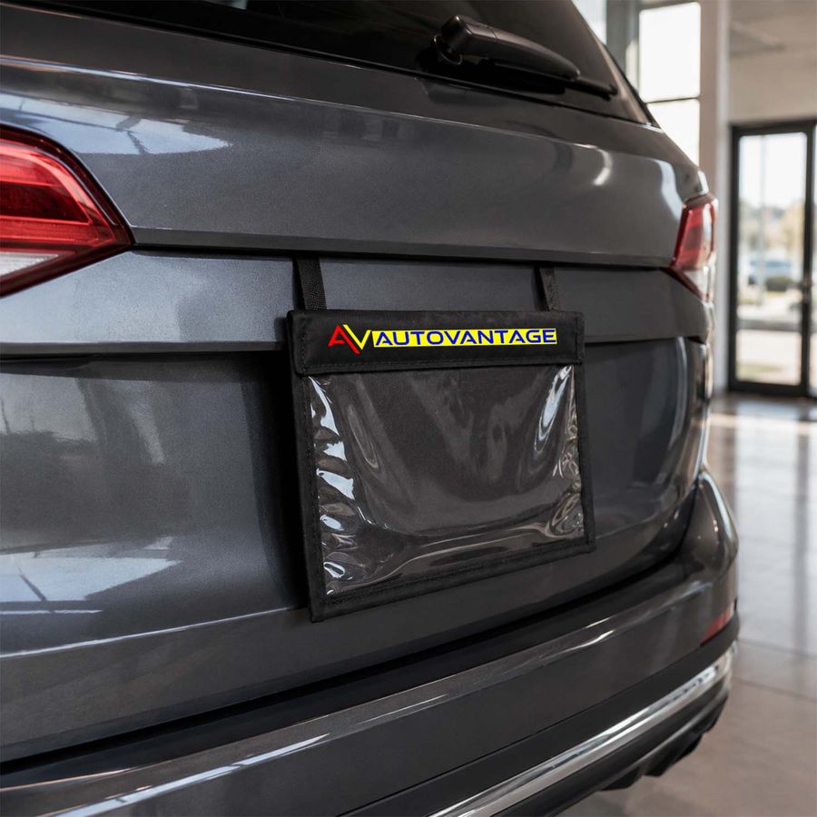 Tag Bag License Plate Holders - Custom Canvas Now