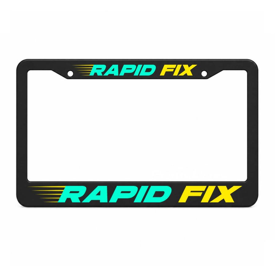 Plastic License Plate Frames - Custom Canvas Now
