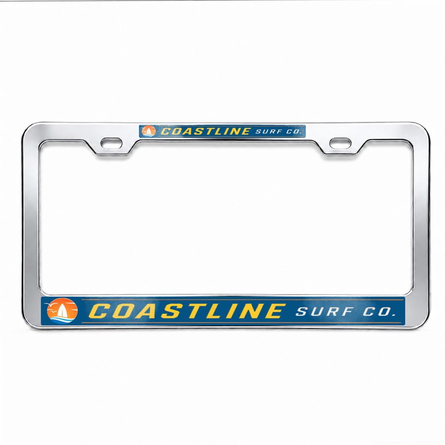 Metal License Plate Frames - Custom Canvas Now
