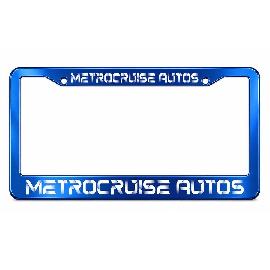 Stainless Steel License Plate Frames - Custom Canvas Now