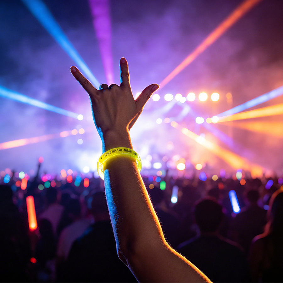 Custom Acrylic Glow Bracelets - Custom Canvas Now