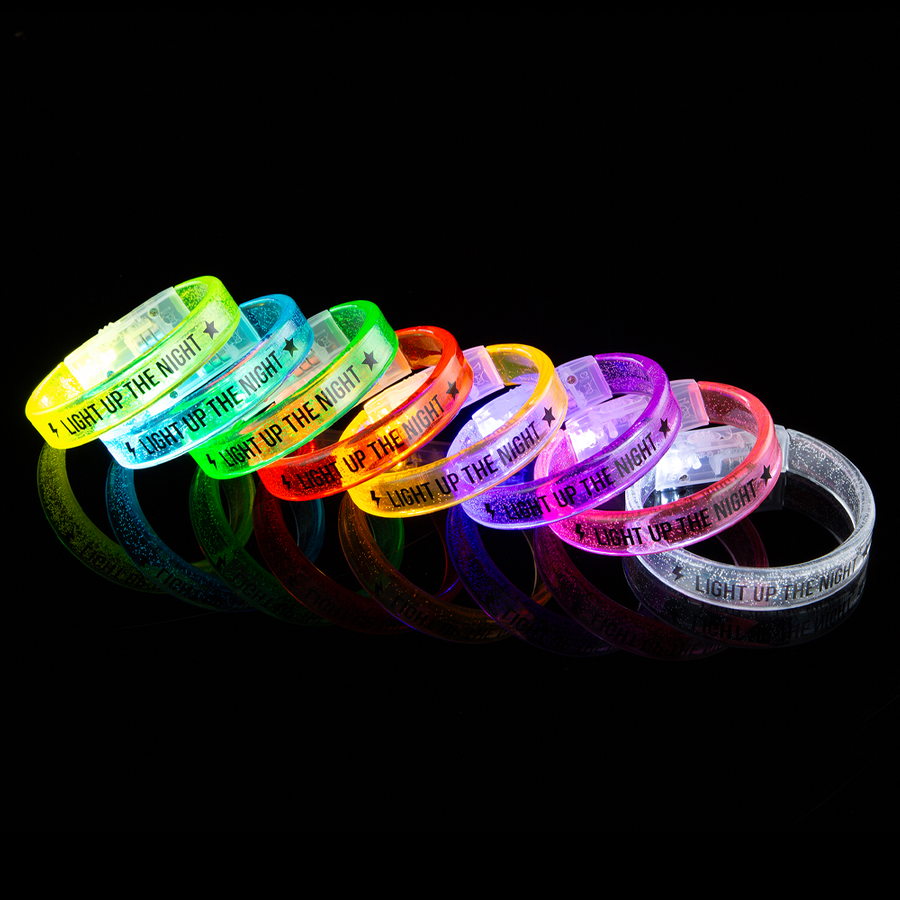 Custom Acrylic Glow Bracelets - Custom Canvas Now