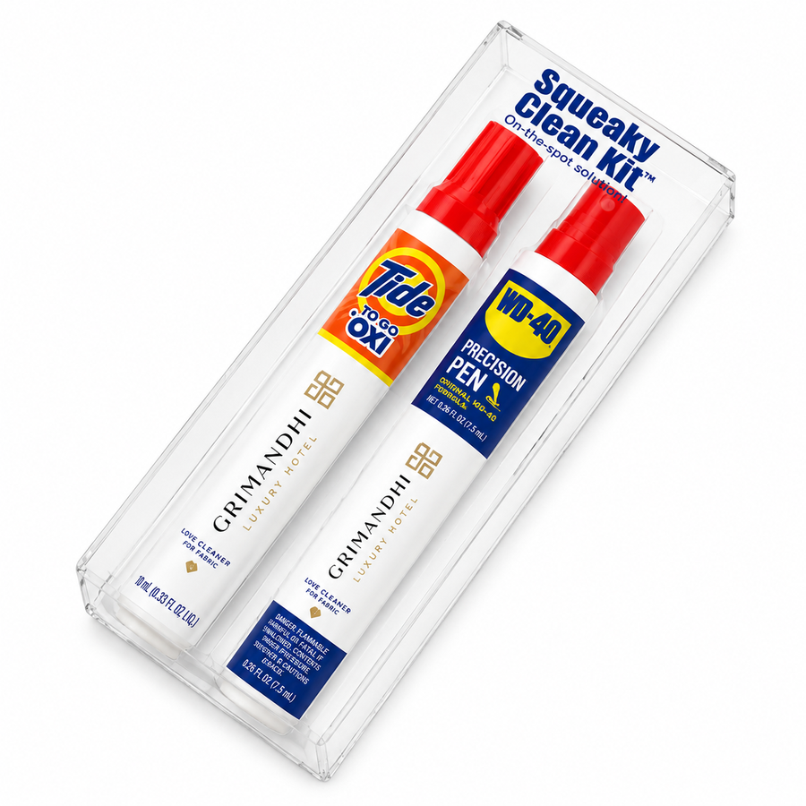 Squeaky Clean Kit - WD-40® Precision Pens and Tide® to Go + Oxi Travel Kits - Custom Canvas Now