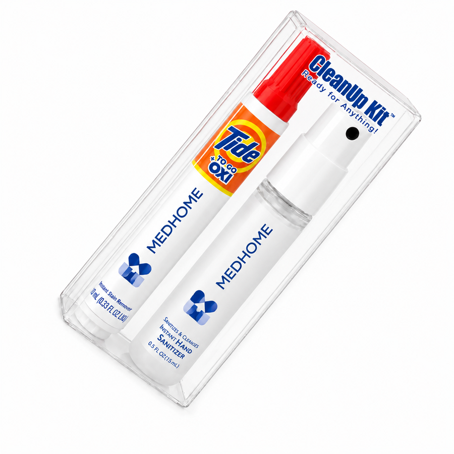 CleanUp Kit - Tide® to Go + Oxi and Sani-Pen® Clipless™ Travel Kits - Custom Canvas Now