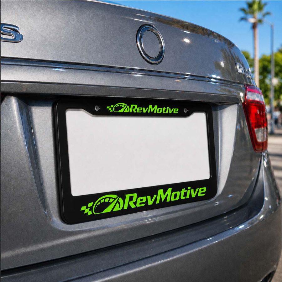 Glow in the Dark License Plate Frames - Custom Canvas Now