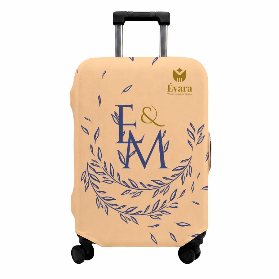 Wedding Luggage Covers - Custom Canvas Now