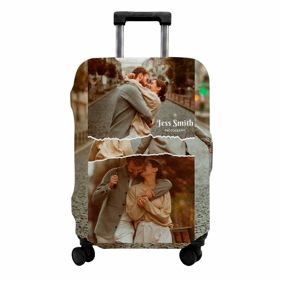 Photo Luggage Covers - Custom Canvas Now