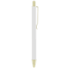 Decent Retractable Metal Ball Pen White