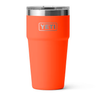 YETI Rambler 20 OZ Stackable Cup w/ MagSlider Lid - Laser Engraved Papaya