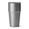 YETI Rambler 20 OZ Stackable Cup w/ MagSlider Lid - Laser Engraved Stainless