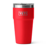 YETI Rambler 20 OZ Stackable Cup w/ MagSlider Lid - Laser Engraved Rescue Red