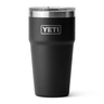 YETI Rambler 20 OZ Stackable Cup w/ MagSlider Lid - Laser Engraved Black