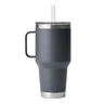 YETI® Rambler® 35 OZ Mug w/ Straw Lid - Laser Engraved Navy