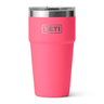 YETI Rambler 20 OZ Stackable Cup w/ MagSlider Lid - Laser Engraved Tropical Pink