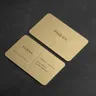 Metallic Business Cards
