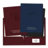 Debossed Welcome Folders