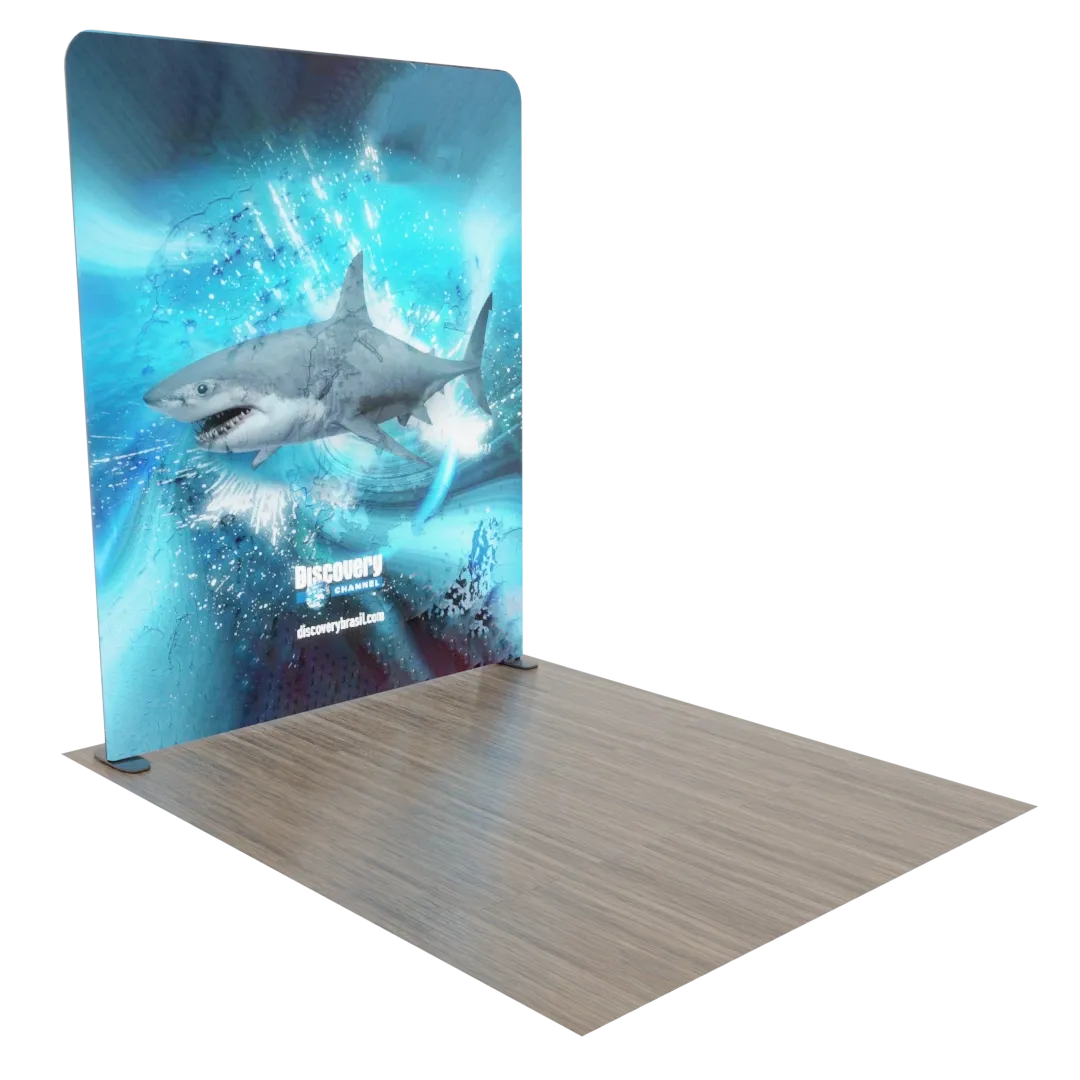 Custom Backlit Trade Show Display Tension Fabric 8' x 8' - Custom Canvas Now