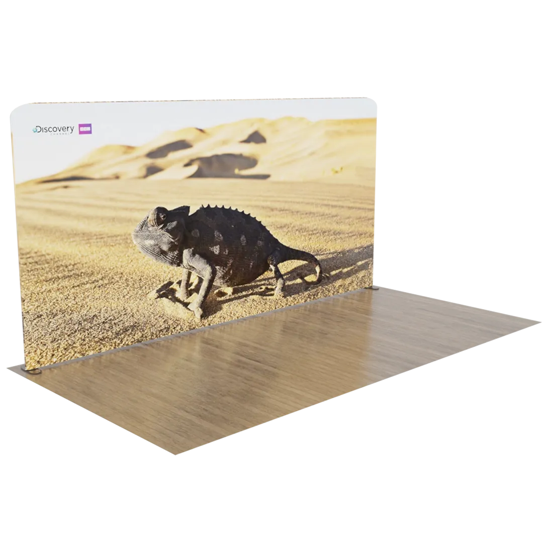 Custom Backlit Trade Show Display 20' x 10' - Custom Canvas Now