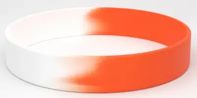 Orange / White